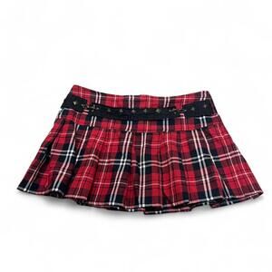 Abbey Dawn Women's Red and Multi Skirt